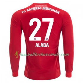 Fußballtrikots FC Bayern München David Alaba 27 2019-2020 Langarm Heimtrikotsatz kaufen